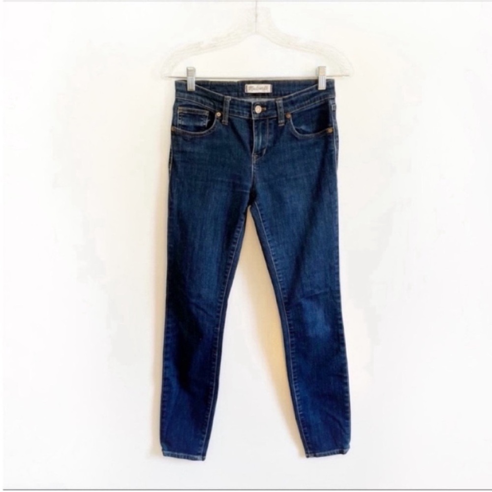 Madewell Skinny Skinny jeans blue mid rise - Picture 2 of 7